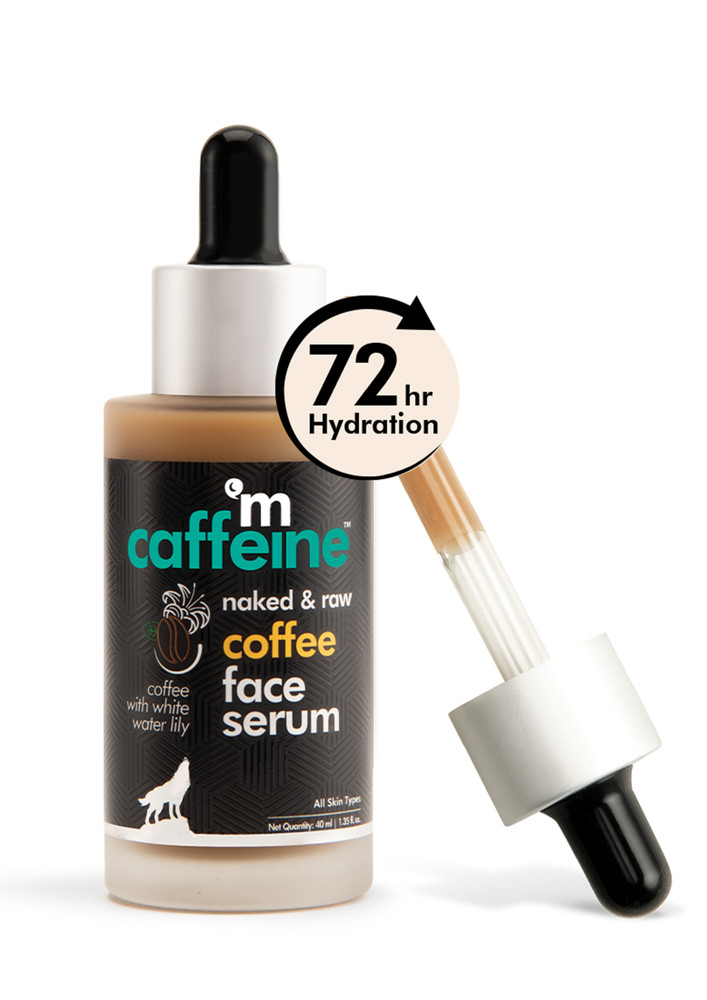 Mcaffeine Coffee Hydrating Face Serum For Glowing Skin With Vitamin E For Sun Damage Protection