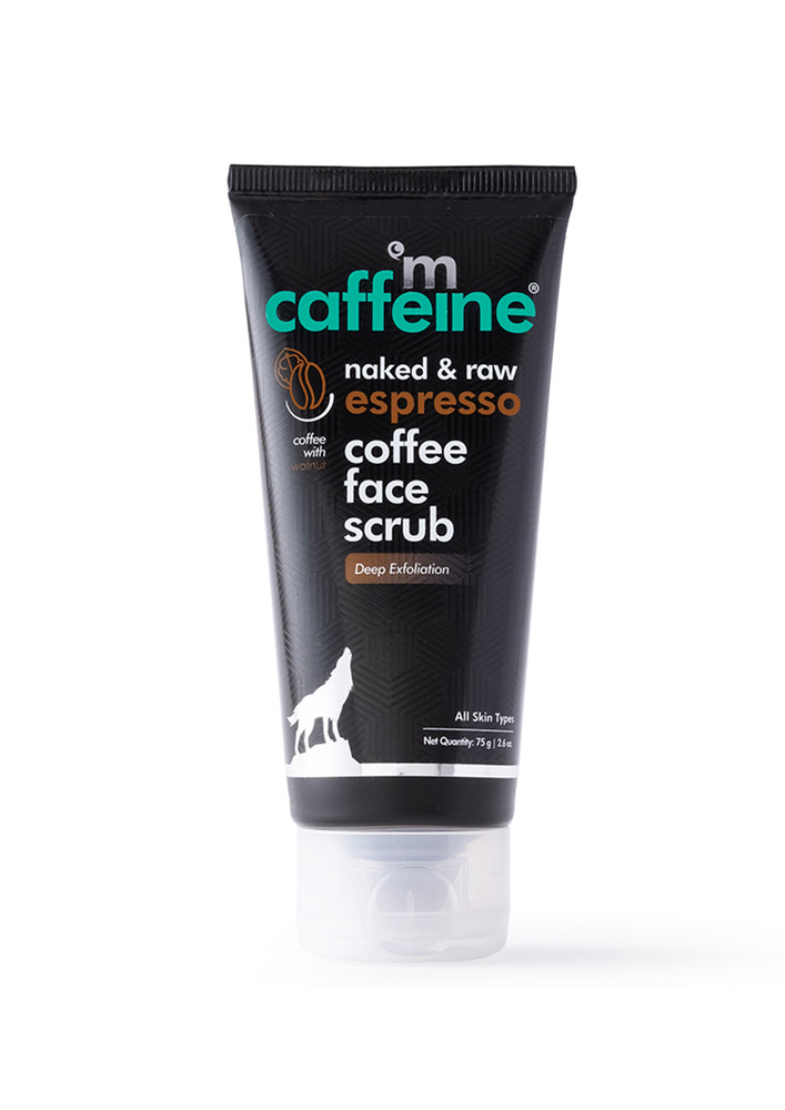 Mcaffeine Espresso Coffee & Walnut Face Scrub For Deep Exfoliation, Blackheads & Soft-smooth Skin