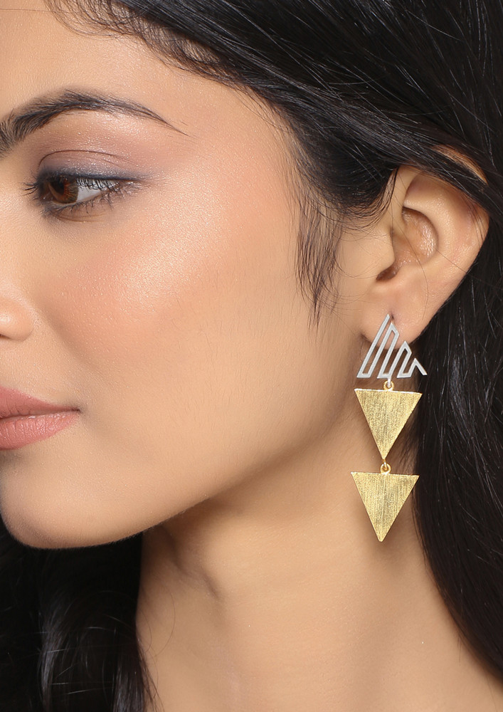 Cleopatra Earrings Golden And Silver