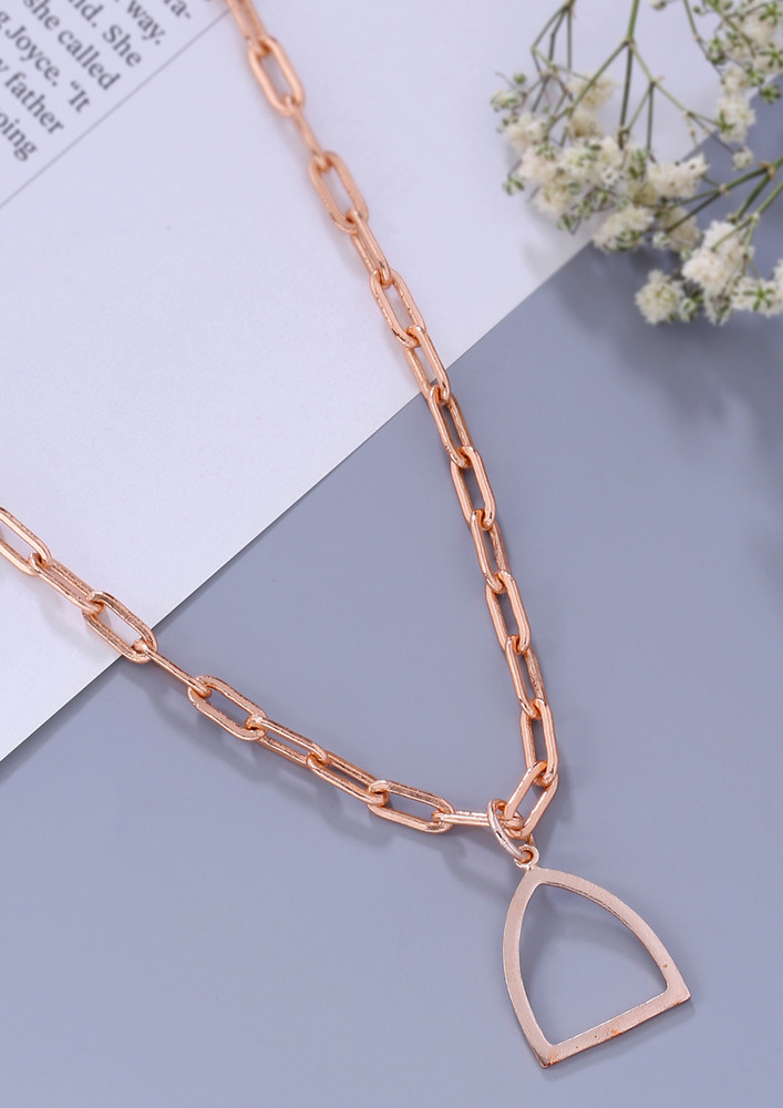 Armour Necklace Rosegold