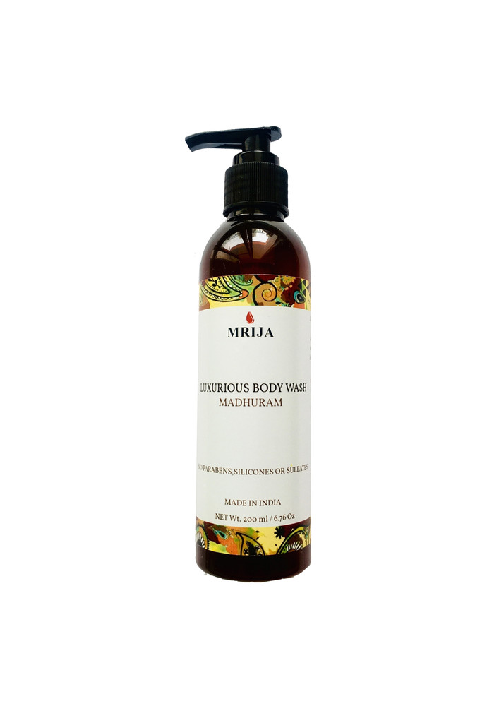 Mrija Luxurious Body Wash - Madhuram With Olive Oil, Avocado Oil And Cocoa Butter 200Ml