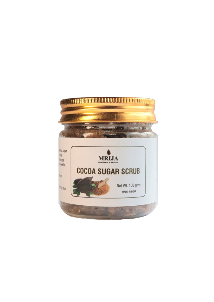 Mrija Cocoa Sugar Scrub With Kokum Butter And Ground Coffee And Walnut 100 Gms Each