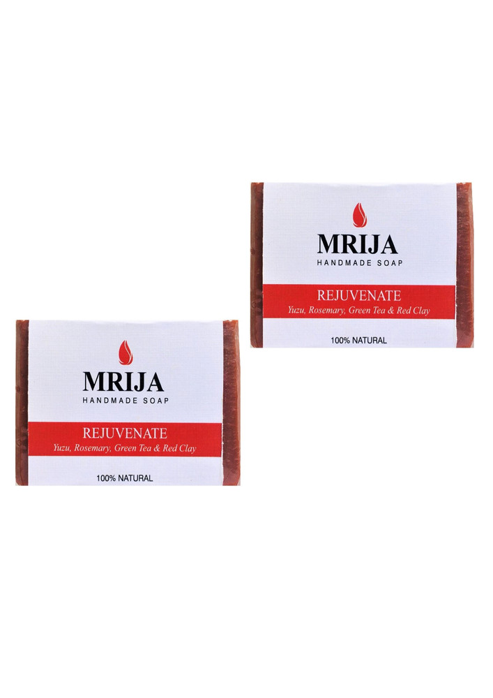 Mrija Rejuvenate - Moroccan Red Clay Soap (Set Of 2)