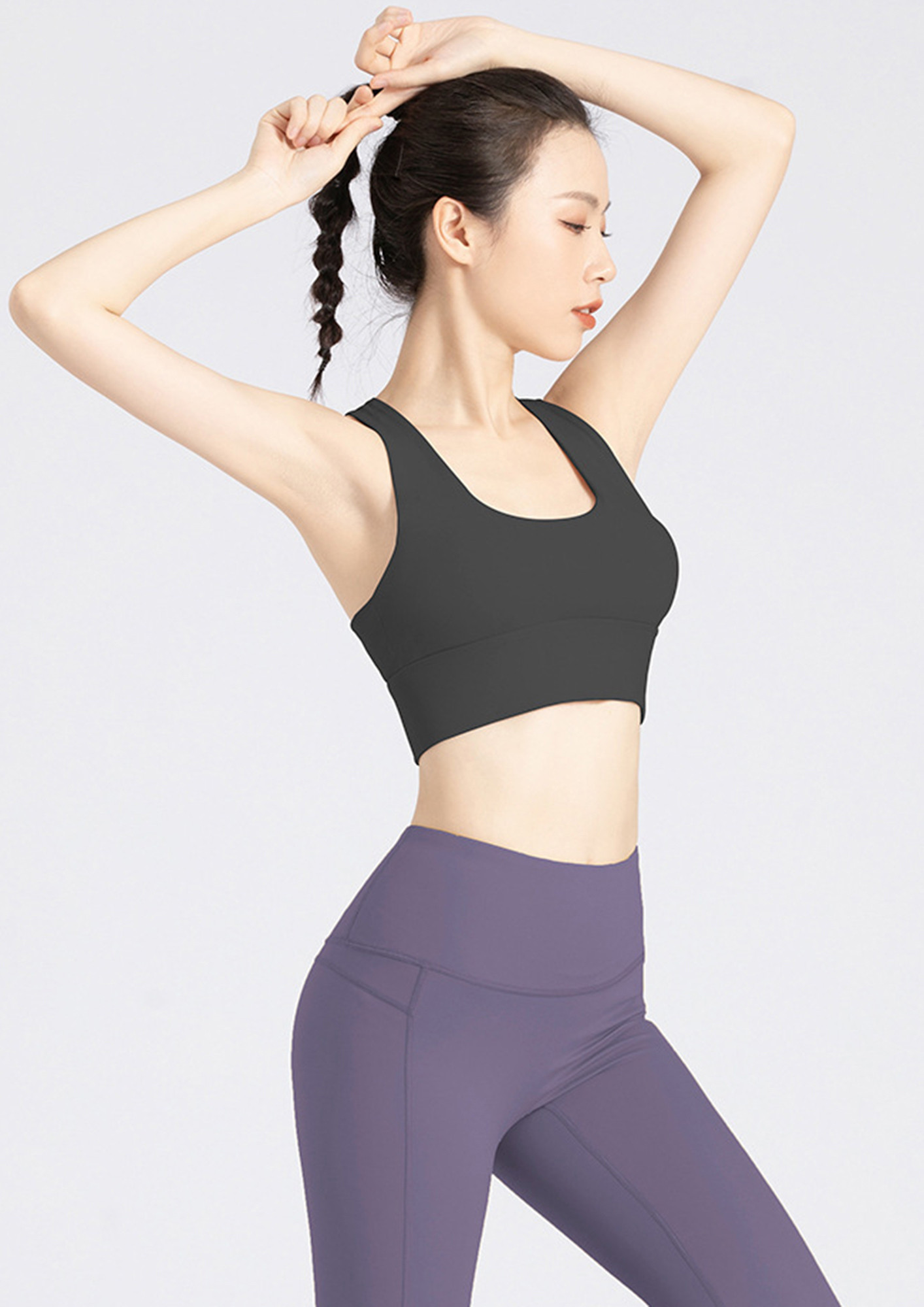 Buy THE COOL FIT BLACK SPORTS BRA for Women Online in India