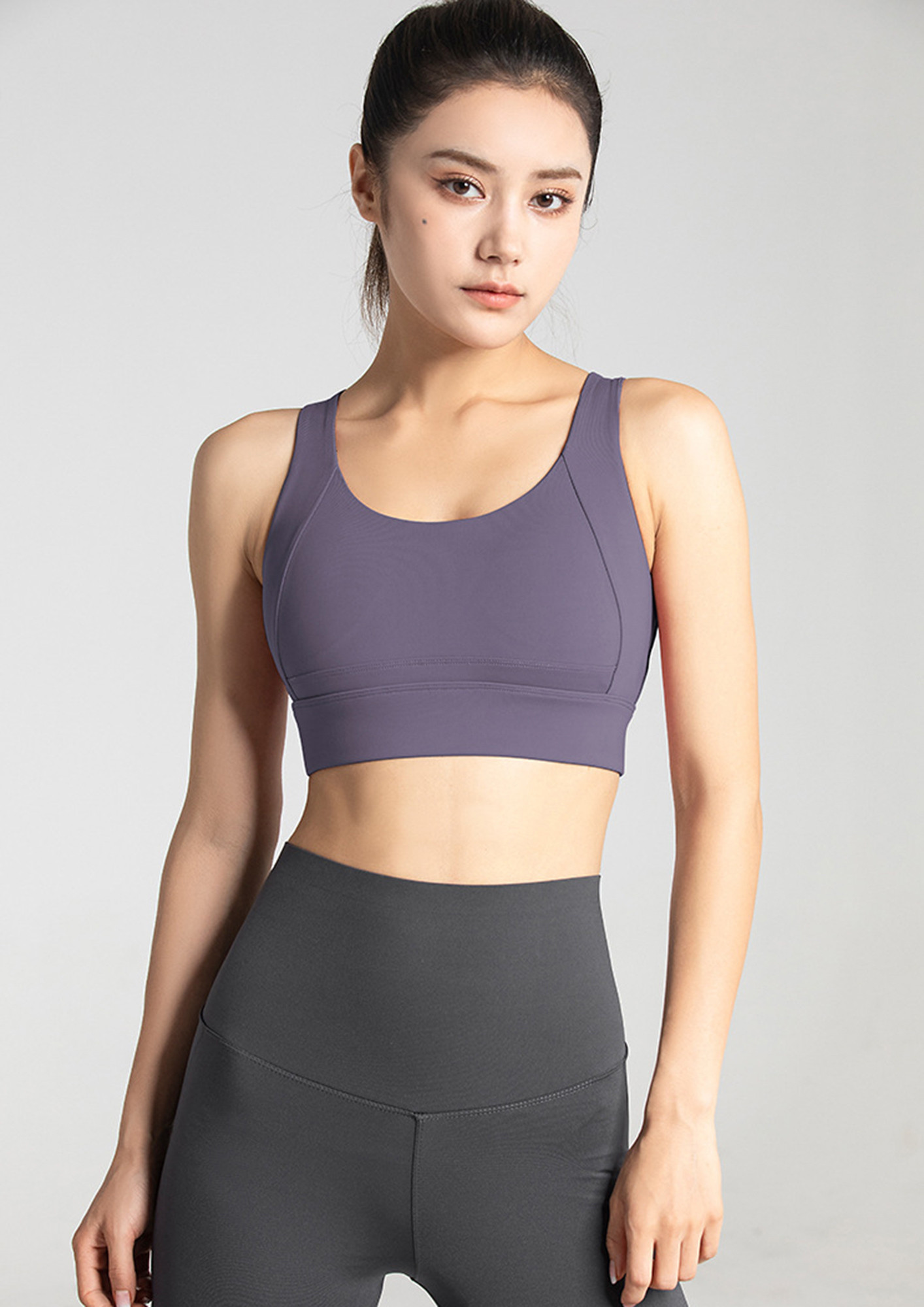 Buy THE COOL FIT PURPLE SPORTS BRA for Women Online in India