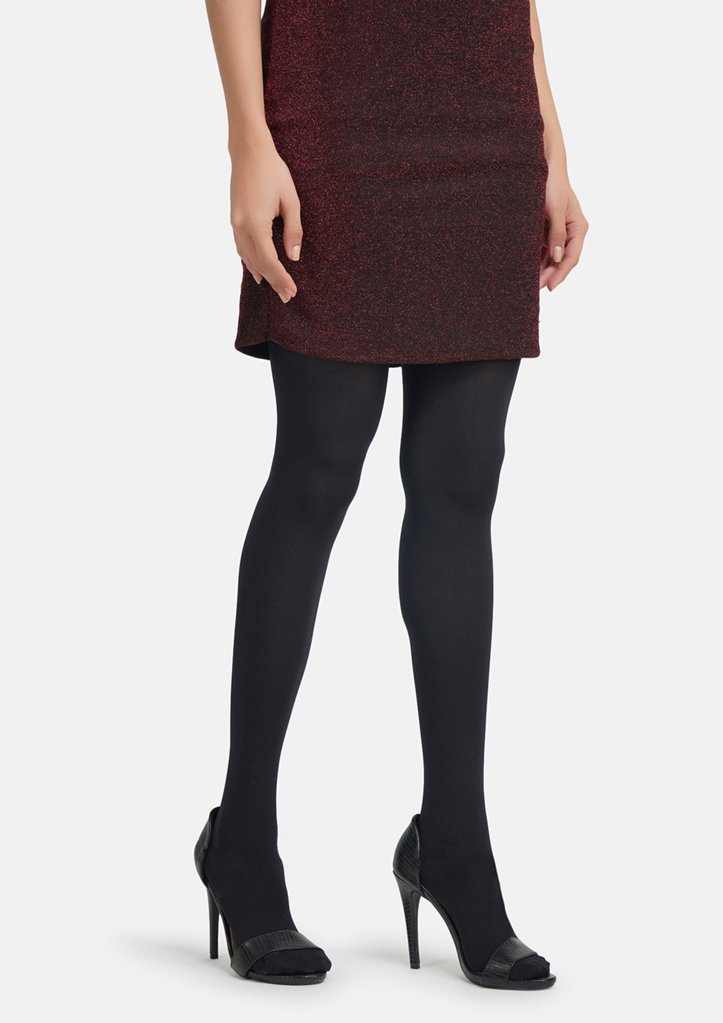 Buy NEXT2SKIN Women Nylon Opaque Pantyhose Stockings With Super