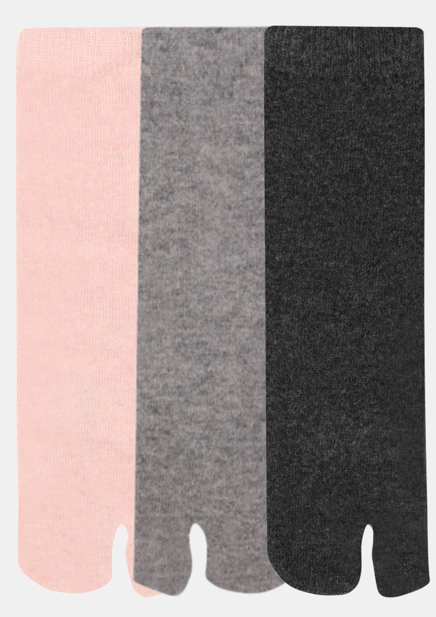 NEXT2SKIN Women's Woollen Regular length Socks (Pack of 3) (Skin,Light Grey,Dark Grey)