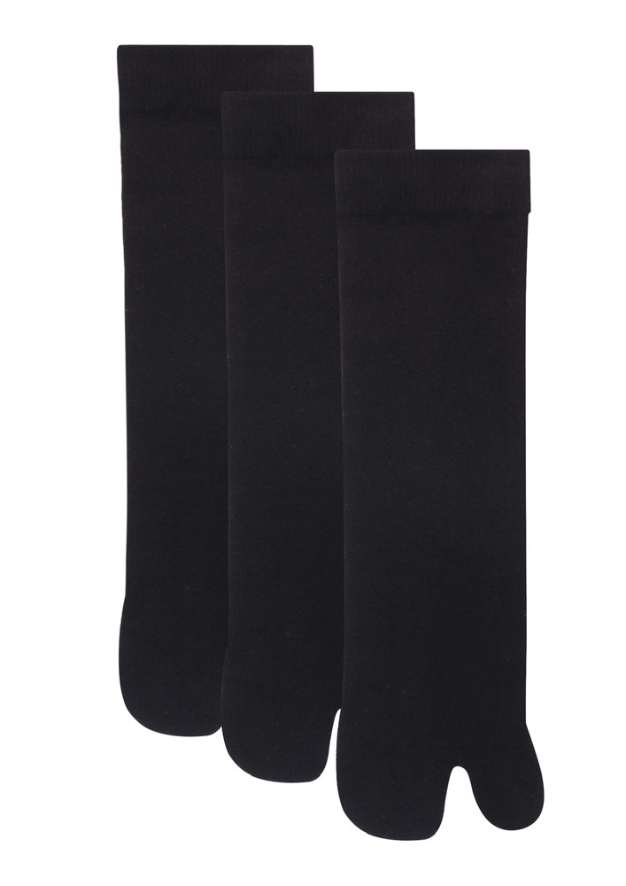 Next2skin Women Ankle Length Opaque Socks - Pack Of 3 Pairs (black:black:black)