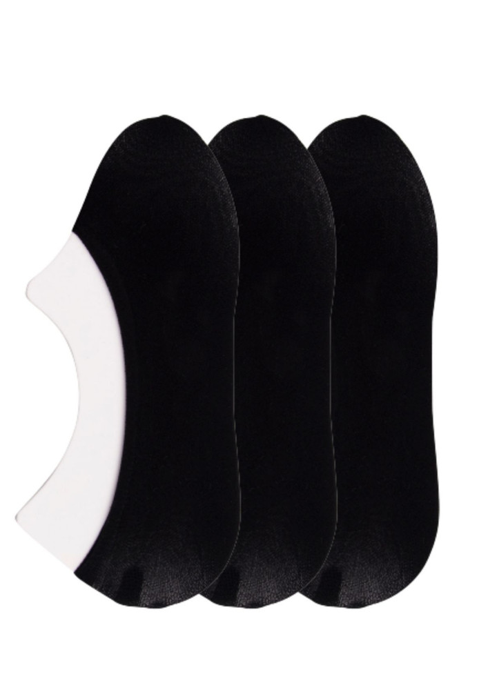 N2s Next2skin Women's No-show Nylon & Spandex Socks (pack Of 3) (n2s903b3_black)
