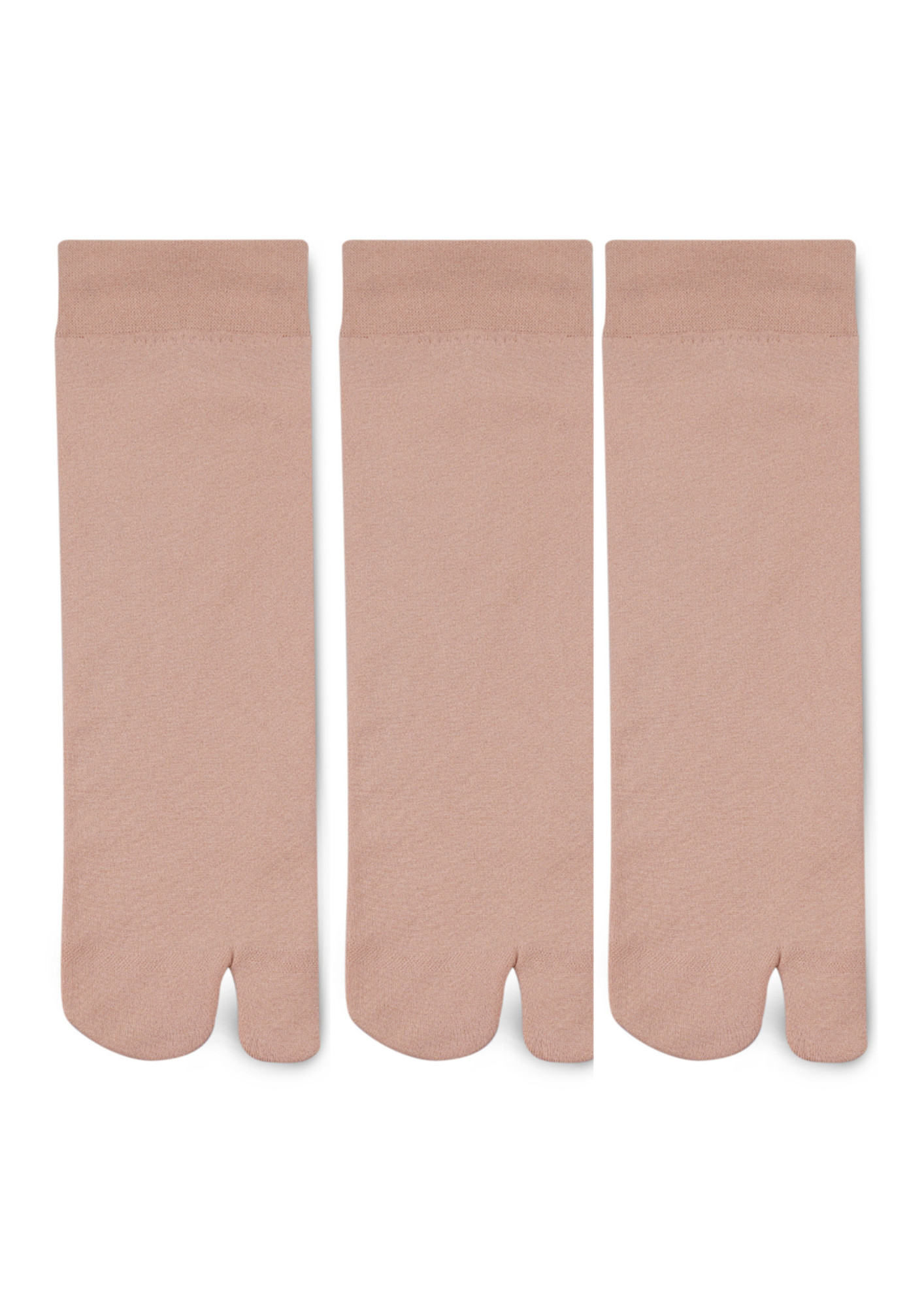 N2S NEXT2SKIN Women's Nylon Fleece Thumb Winter Socks - Pack Of 3 Pairs (N2S906_Pz, Skin, Free (22-24 Cm))
