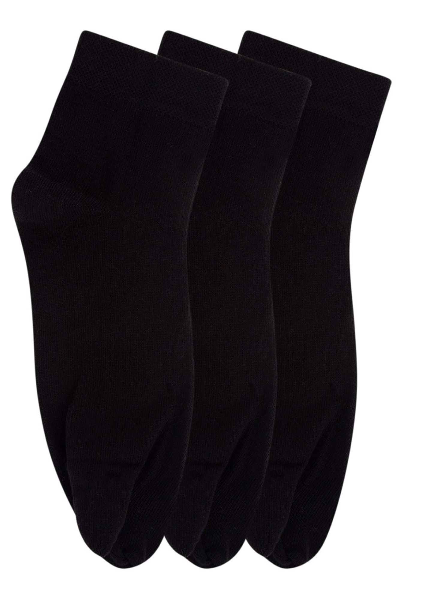 N2S NEXT2SKIN Women's Ankle Length Cotton Thumb Socks (Pack of 3) N2S913-BBB