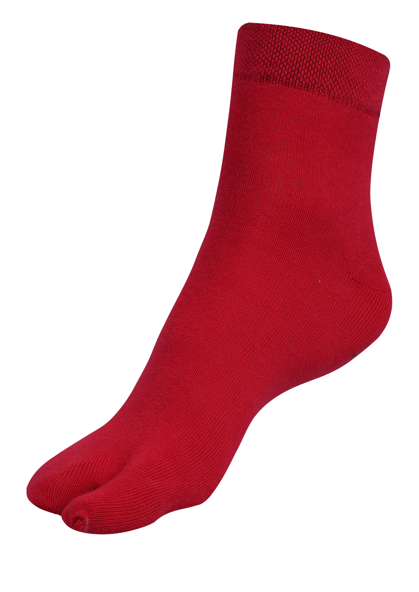 N2S NEXT2SKIN Women's Ankle Length Cotton Thumb Socks (Pack of 3)(Red)