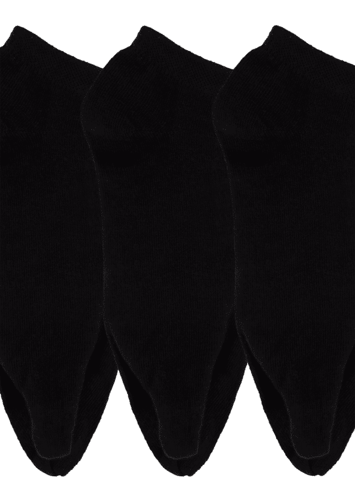 All Day Long Black Socks Set Of 3