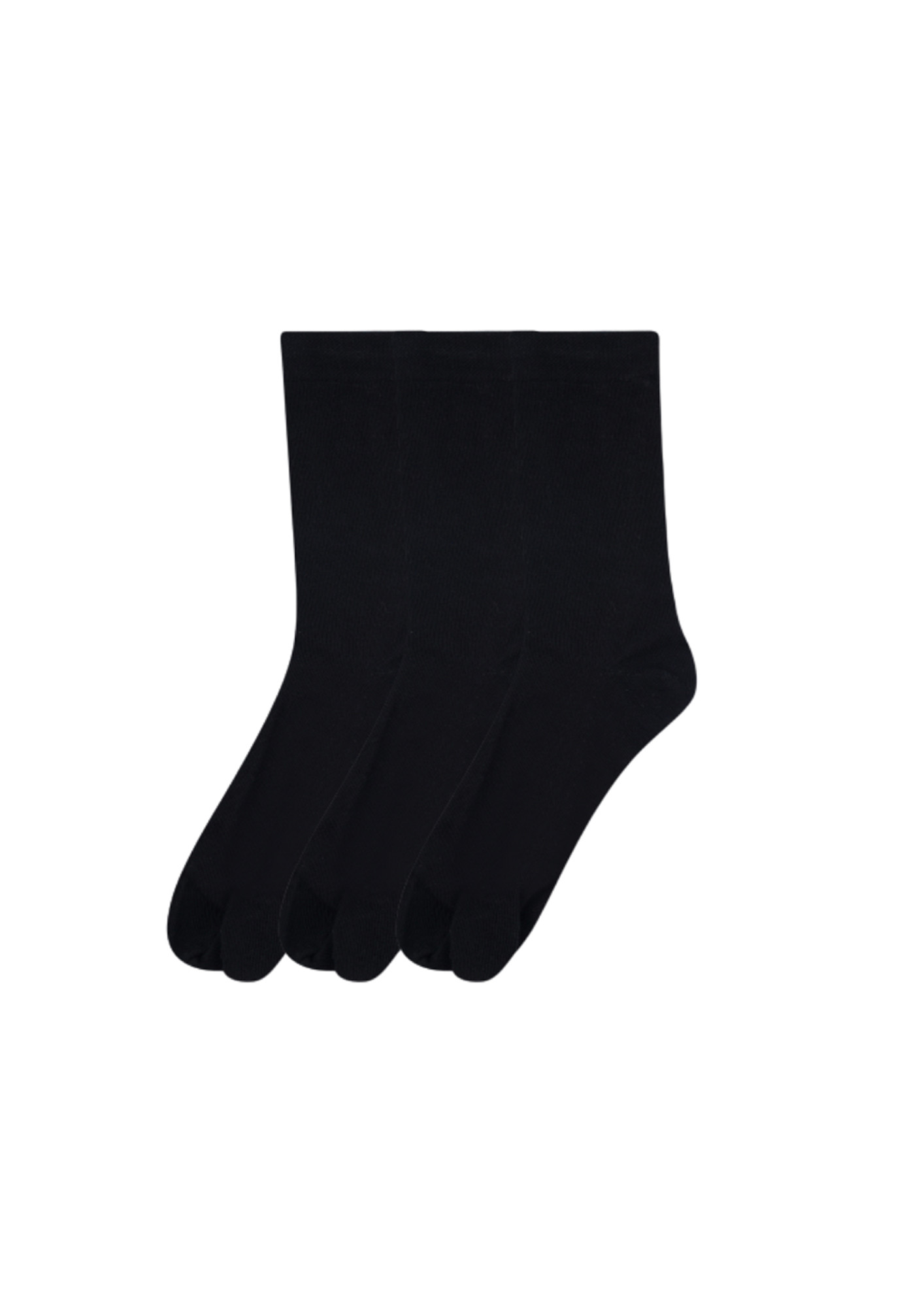 N2S NEXT2SKIN Women Regular Length Thumb Socks (Black)
