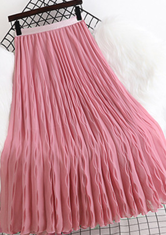 Oh So Trendy Pink Skirt