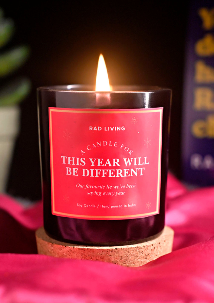 This Year Will Be Different - Saltwater Sea Musk Scented Candle