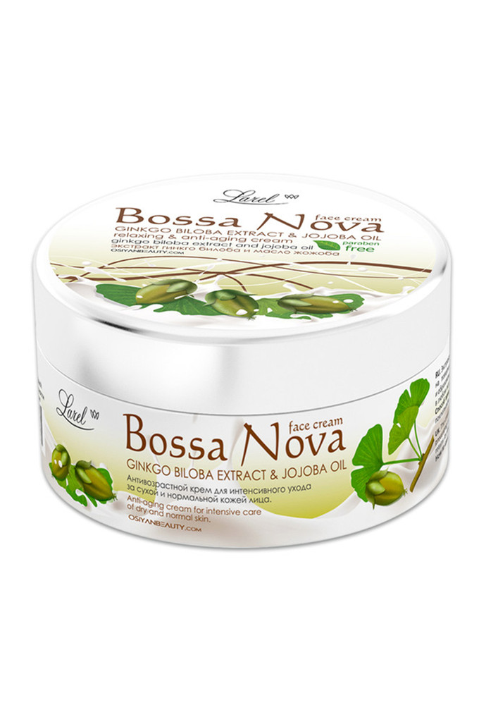 BOSSA NOVA Face Cream Ginkgo Biloba Extract & Jojoba Oil (Made in Europe)