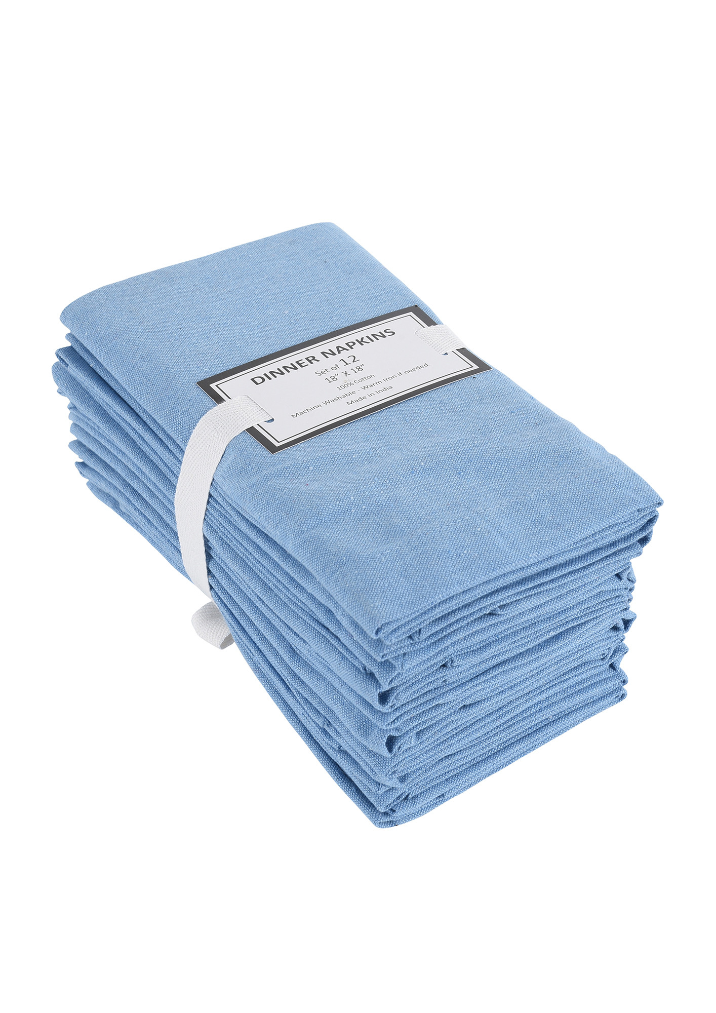 Aqua Cloth Napkins Dinner Washable Set of 12 in Cotton Linen Fabric Premium  Quality Soft Durable, Mitered Corners for Everyday Use Hotel Restaurant