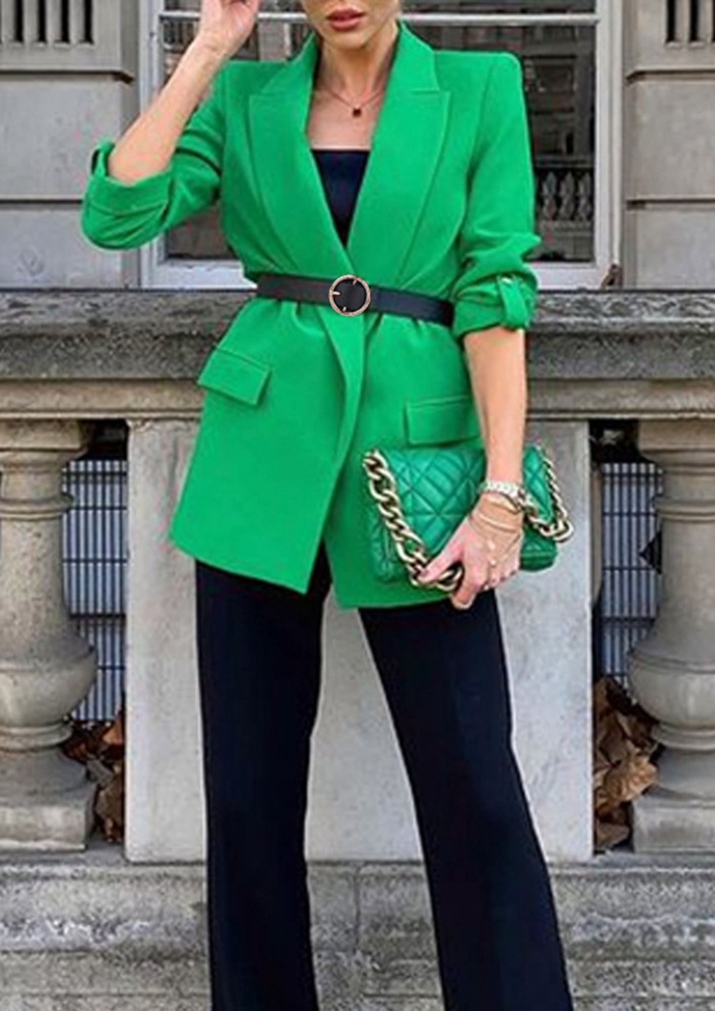preview Malfunction console Buy PROFESSIONAL CUT GREEN BLAZER for Women Online in India