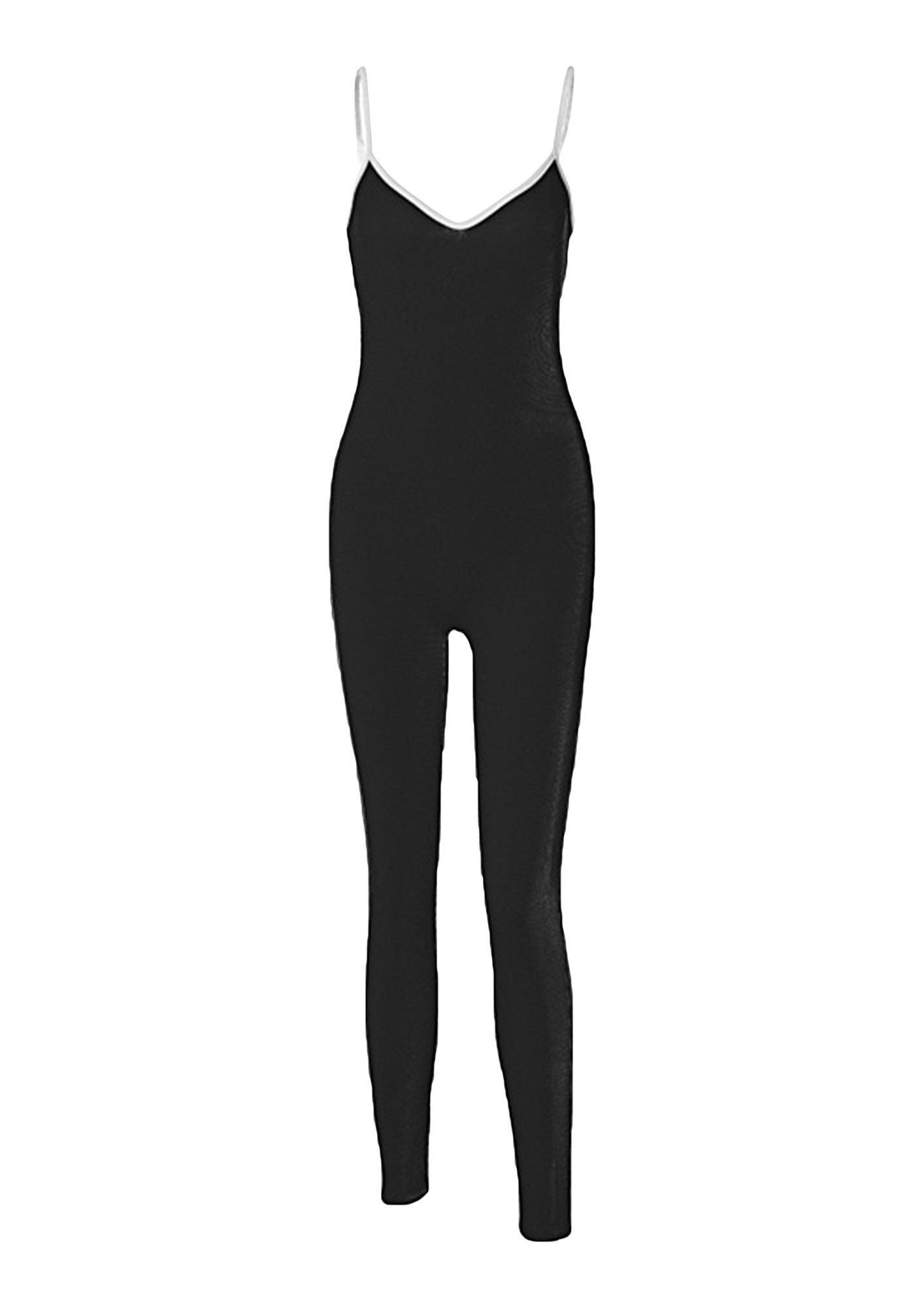 Black Ribbed Jumpsuit - Black Unitard - Catsuit Jumpsuit - Lulus