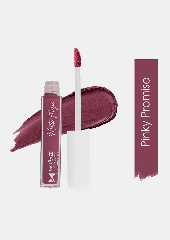Moraze Matte Magic Liquid Lipstick, Pinky Promise - 3 ML