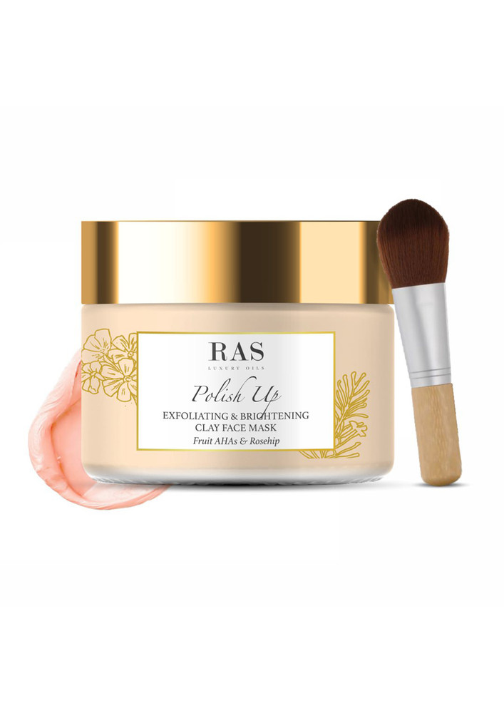 RAS Luxury Oils Polish Up Exfoliating & Brightening Clay Face Mask