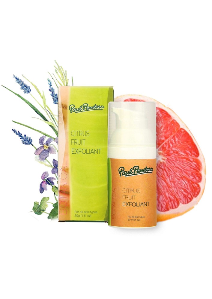 Paul Penders Citrus Fruit Exfoliant | AHA Face Scrub For Unclogging Pores To Reveal Smooth & Healthy Skin | Whitening Effect 30ml
