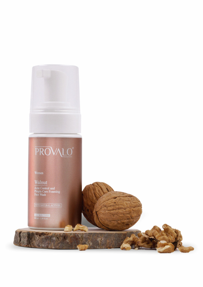 Provalo Walnut Acne Control and Pimple Care Foaming Face Wash (Women) - 100ml