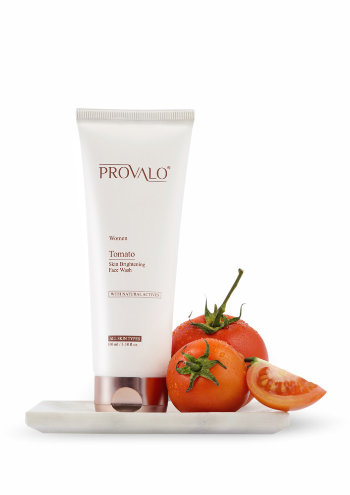 Provalo Tomato Skin Brightening Face Wash for Radiant And Glowing Skin (Women) - 100ml