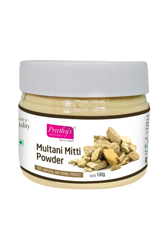 Preethy's Boutique Multani Mitti Powder 200g (2 x 100g)