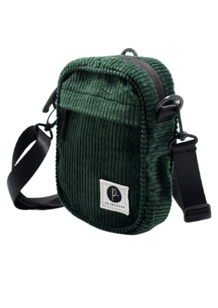 Corduroy Green Shoulder Sling Bag