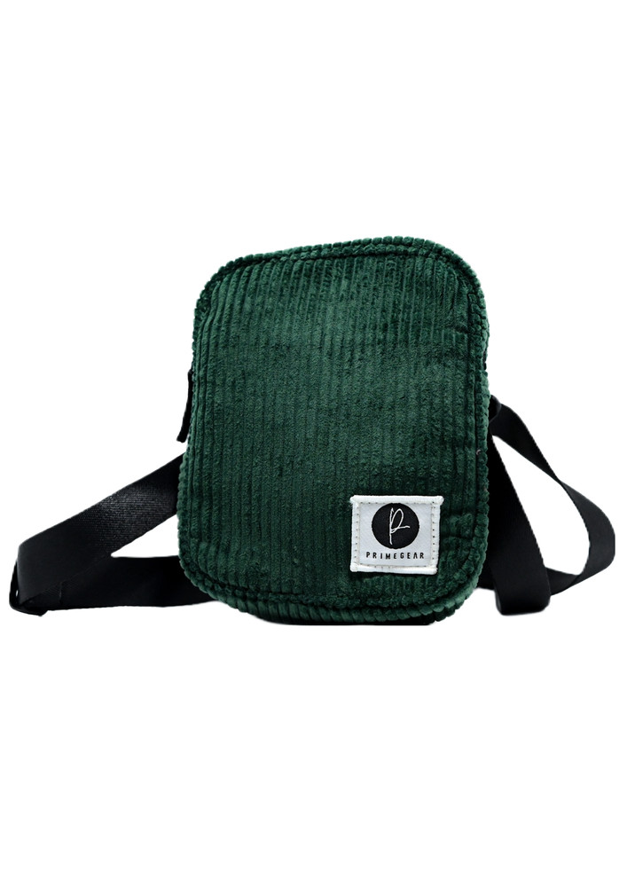 Corduroy Mini Green Sling Bag