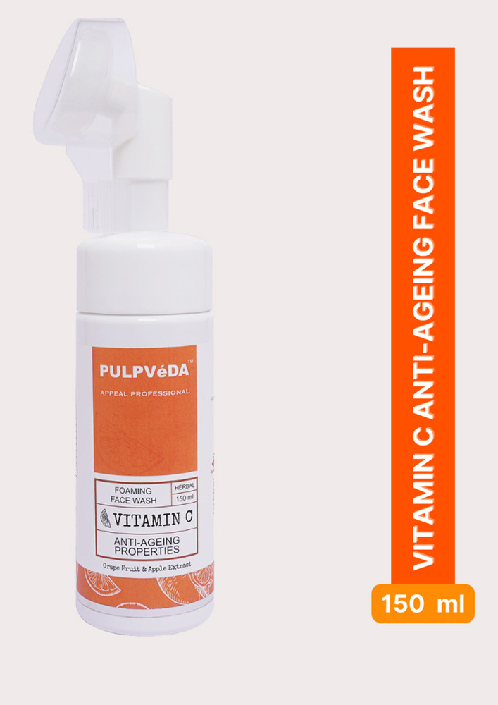 VITAMIN C FOAMING FACE WASH WITH GRAPEFRUIT & APPLE 150ml