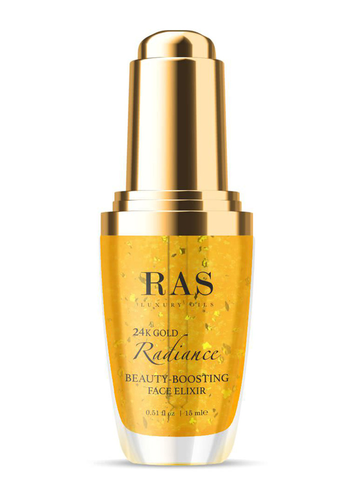 RAS Luxury Oils 24k Gold Radiance Beauty Boosting Face Elixir-RADG15ML