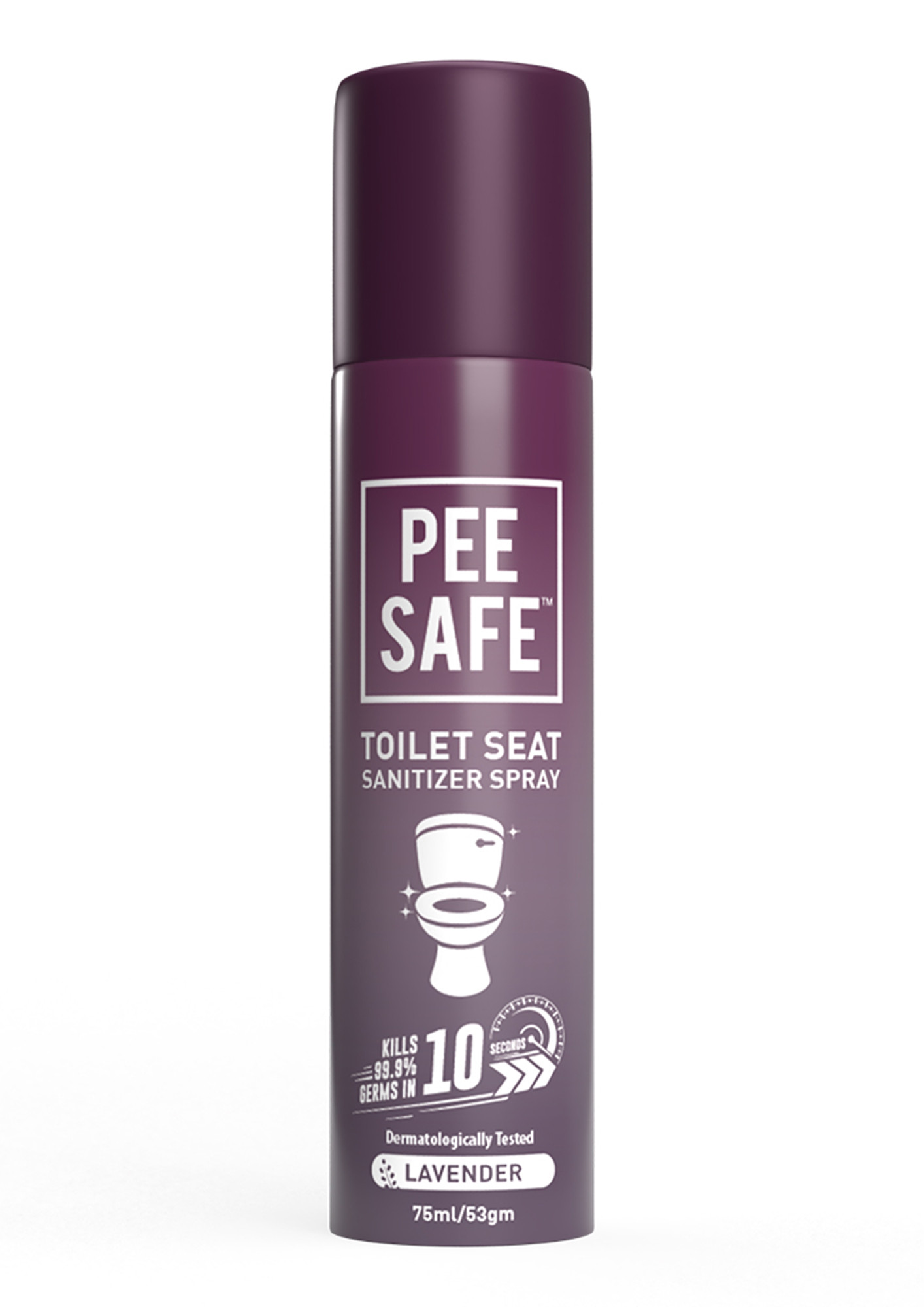 Pee Safe - Toilet Seat Sanitizer Spray 75 ML Lavender