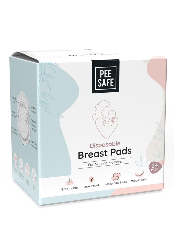 Pee Safe Disposable Breast Pads - Pack Of 24