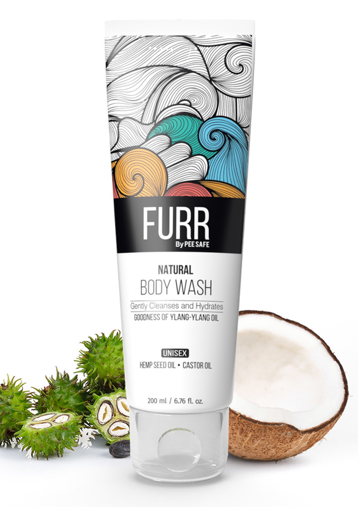 FURR By Pee Safe Natural Body Wash | Ayurvedic and Natural | For Smooth and Glowing Skin