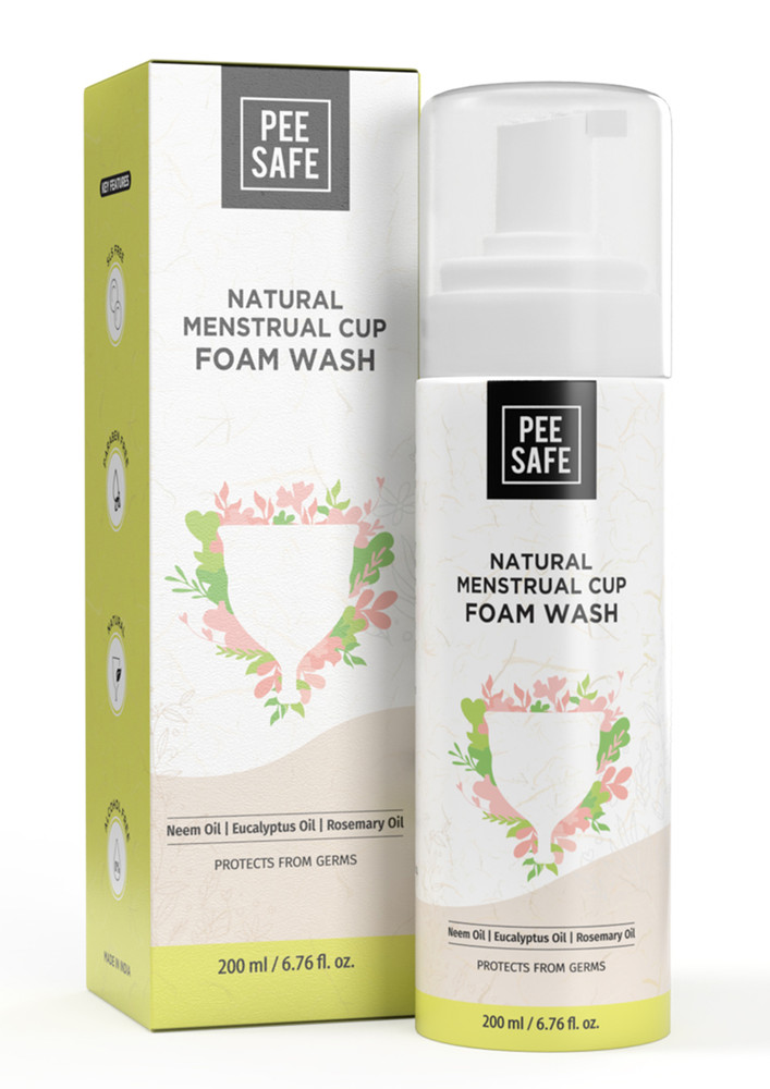 Pee Safe Natural Menstrual Cup Foam Wash (200 Ml)