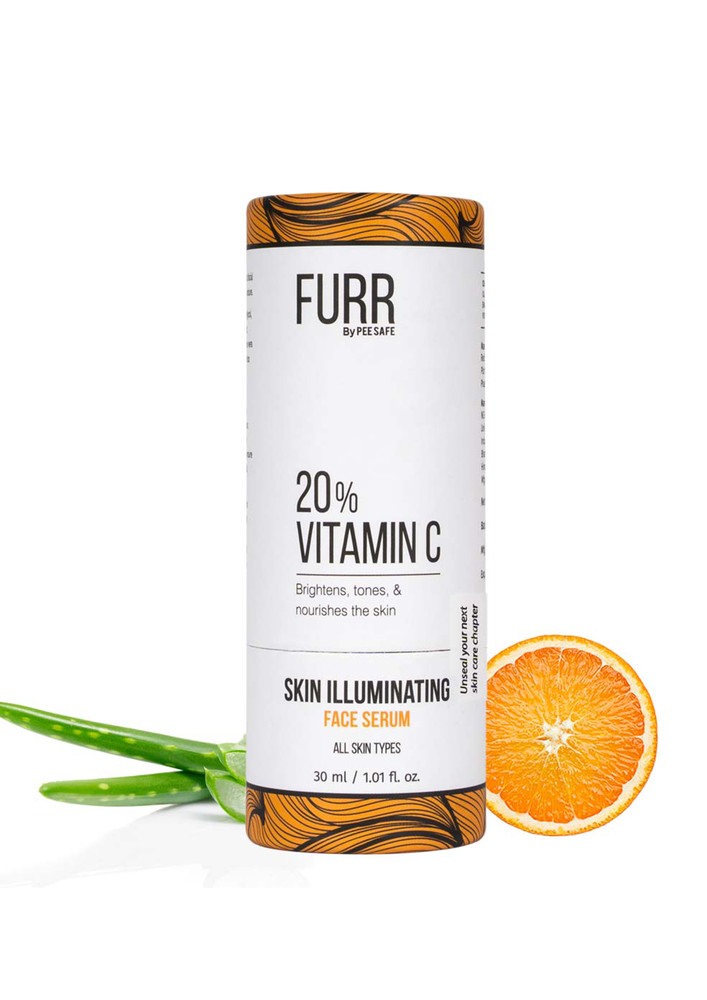 Furr 20% Vitamin C Face Serum: 30 ml |Skin Illuminating Face Serum