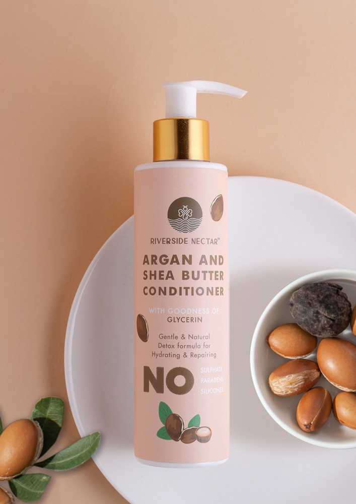 Argan And Shea Butter Conditioner For Silky Smooth Hair & Repairing Split Ends