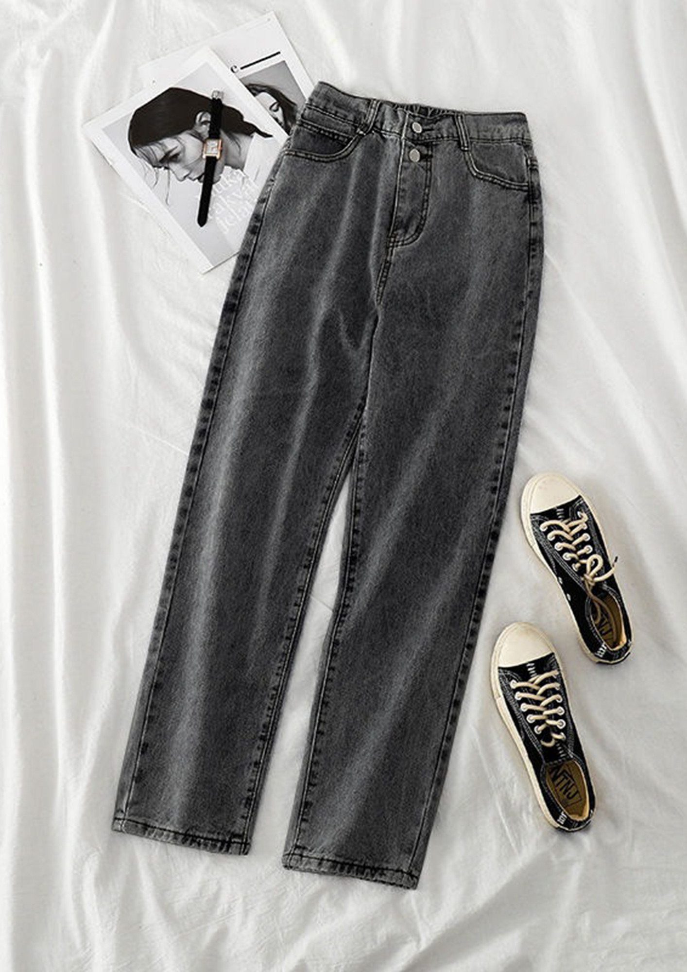 Buy Men Grey Light Wash Low Skinny Jeans Online - 739757 | Peter England