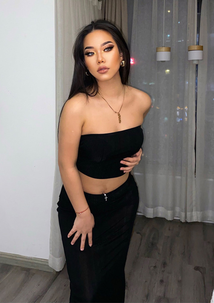 Finessing Black Two Piece Set