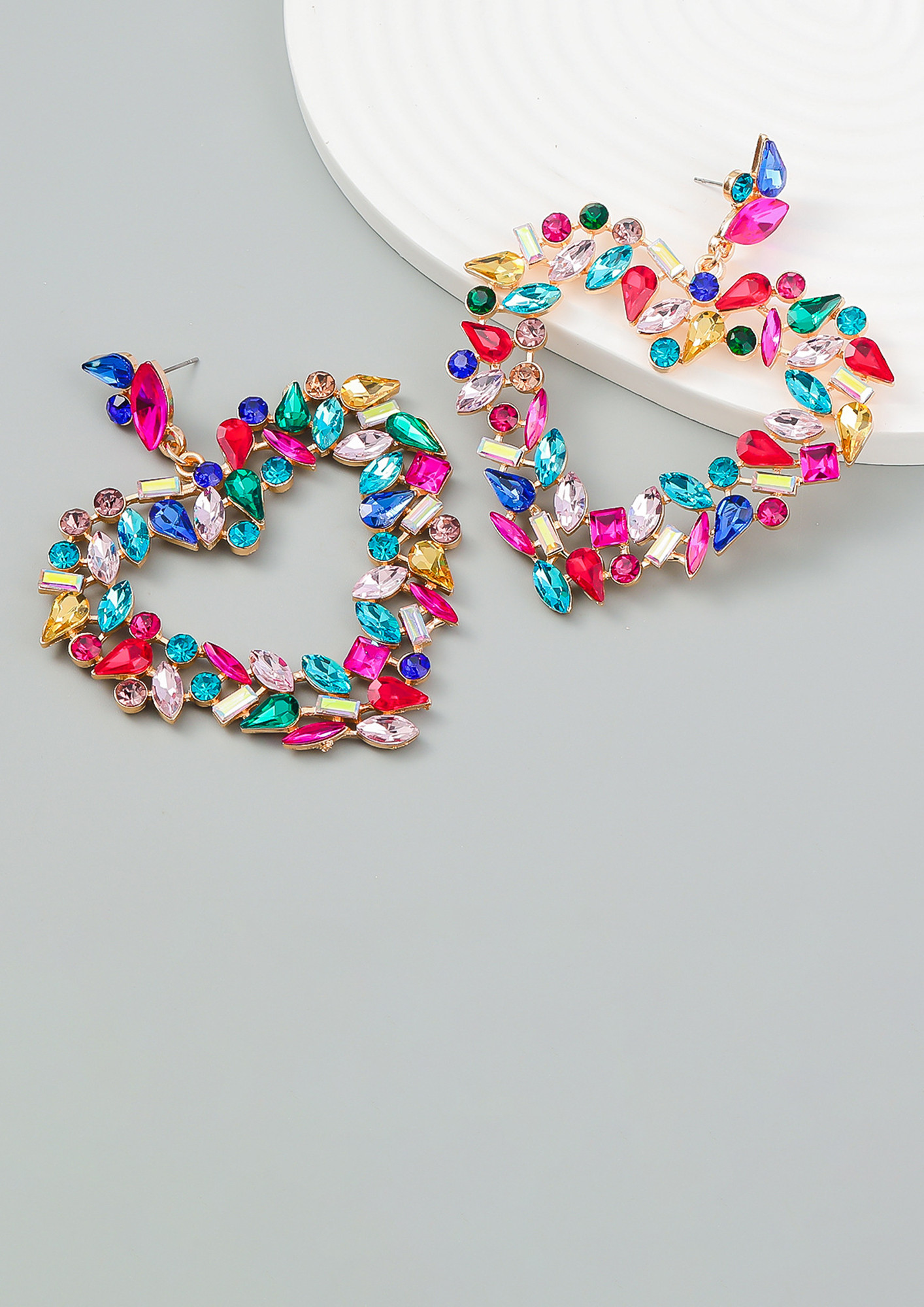 YGP Rainbow Dangle Earrings  Enumu