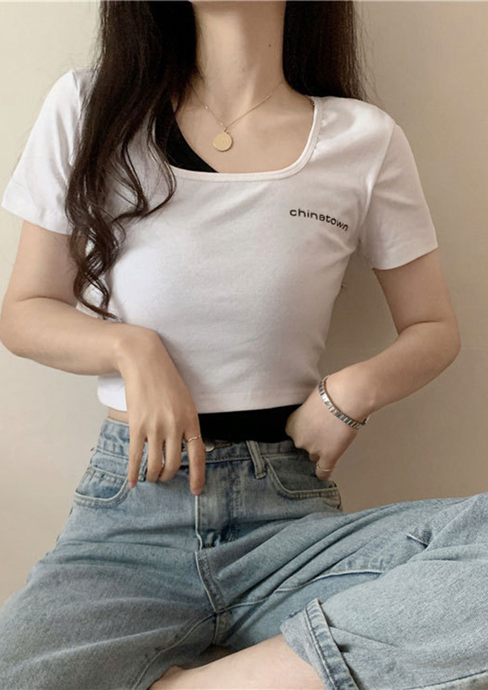 CASUAL KEEPS WHITE T-SHIRT