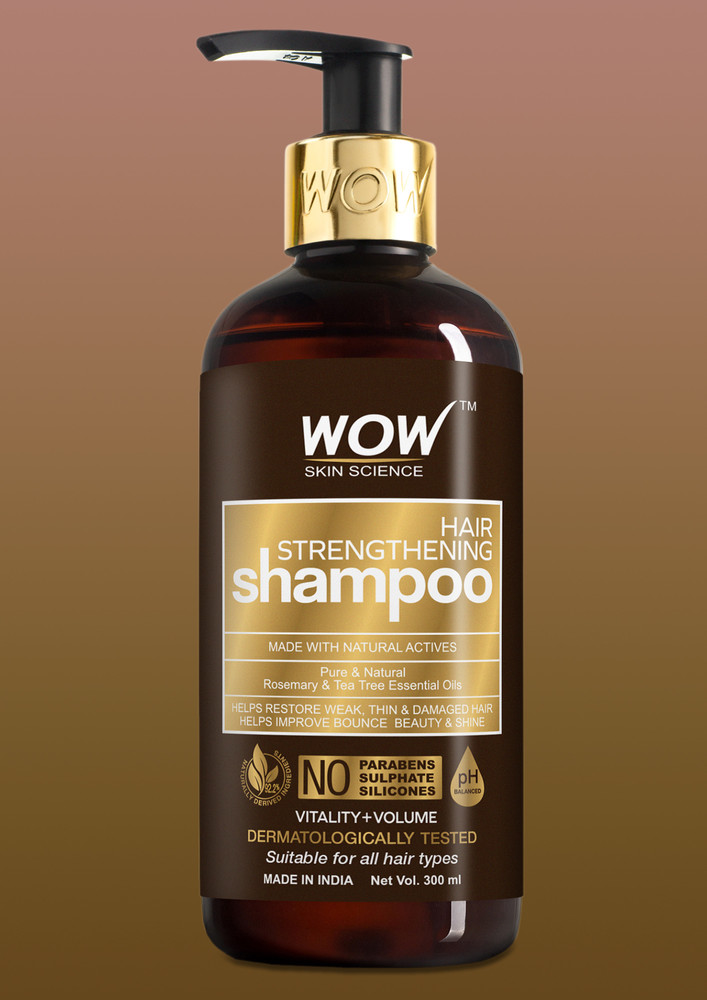 Wow Skin Science Hair Strengthening Shampoo - 300ml