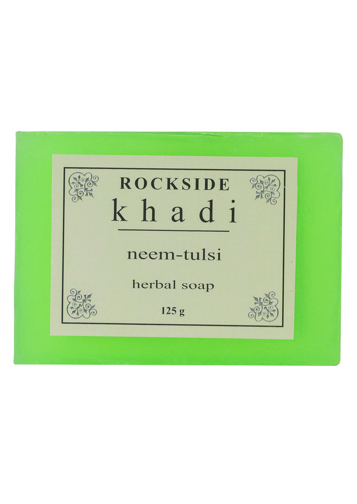ROCKSIDE Khadi Neem Tulsi Herbal Soap  (  Set Of 4 )