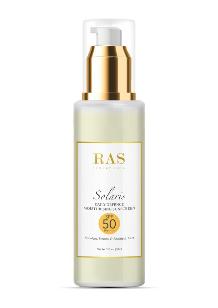 RAS Luxury Oils Solaris Daily Defence Mineral Sunscreen Moisturiser SPF 50