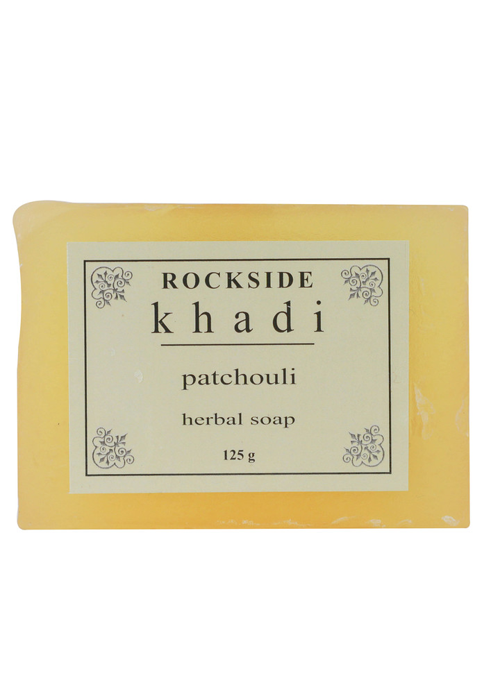 ROCKSIDE Khadi Patchouli Herbal Soap  (  Set Of 4 )