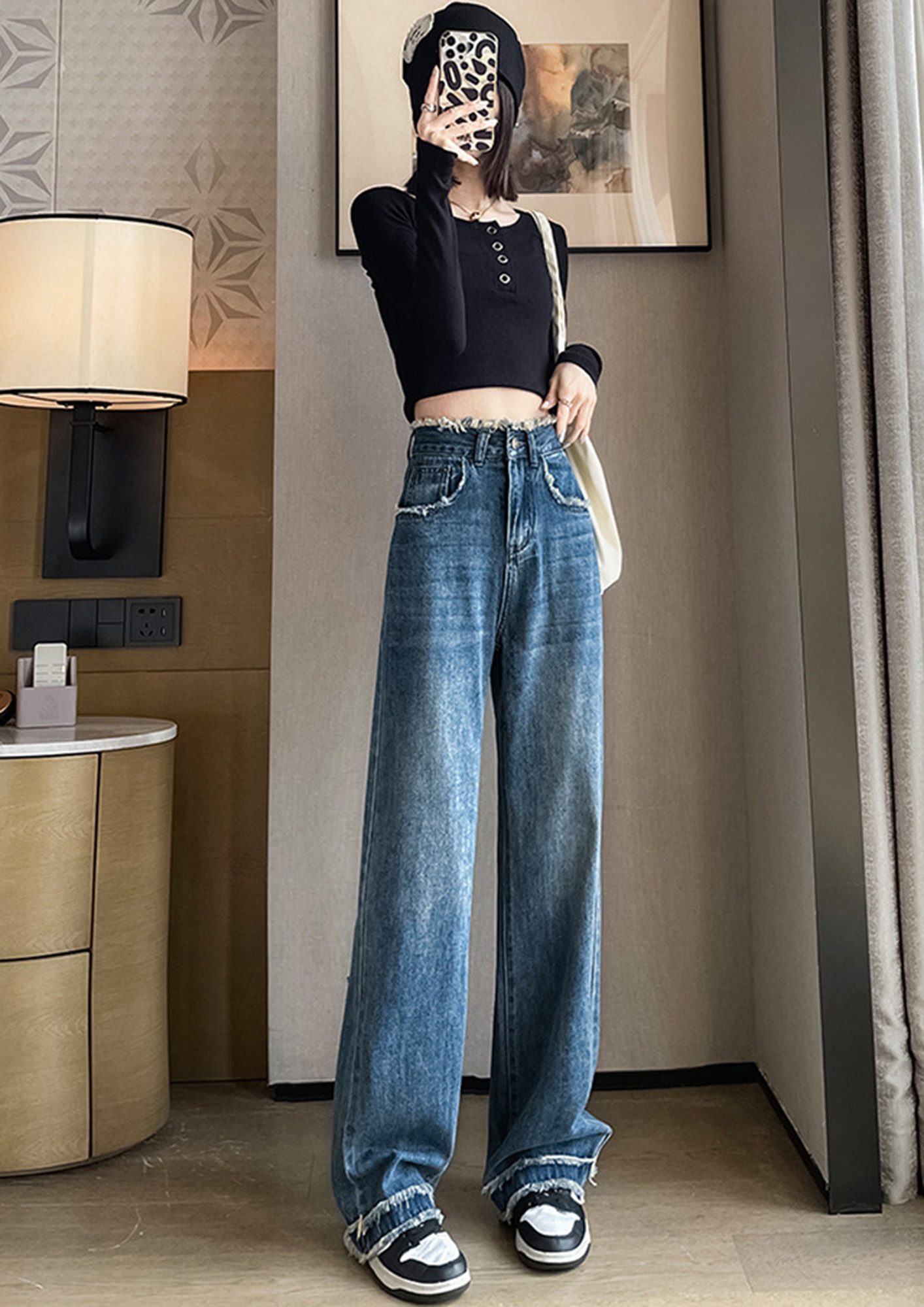 Reveal more than 129 wide leg jeans women super hot