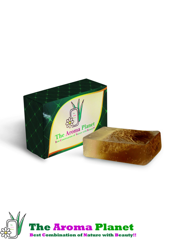 The Aroma Planet Honey Lemon Loofah Aromabar | Handmade | Natural | Organic | Luxury Bar Soapbar | For All Skin Types